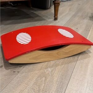 Guidecraft Red Wooden Balance Board